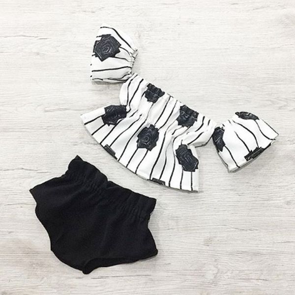 2pcs newborn baby girl ruffle cherry print bodysuits headband sunsuit outfits summer clothes, White
2pcs newborn baby girl ruffle cherry print bodysuits headband sunsuit outfits summer clothes, White
