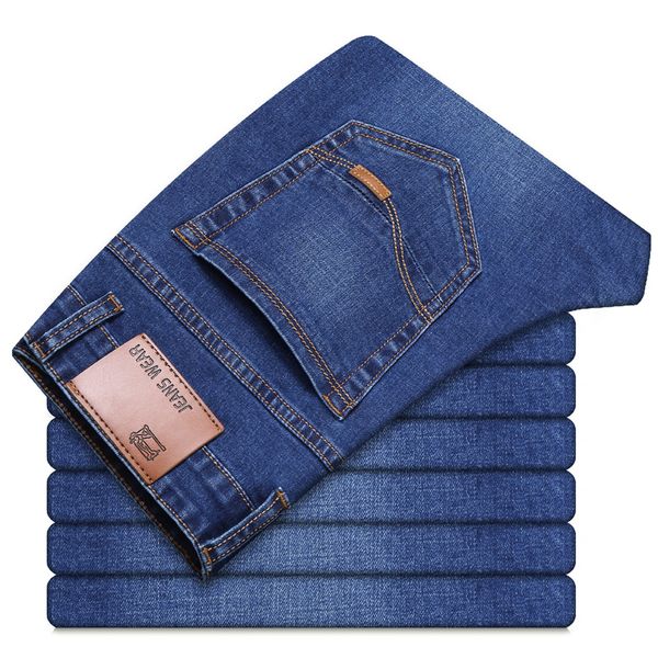 2020 brand new men's slim elastic jeans fashion business classic style skinny jeans denim pants trousers male pants, Blue
2020 brand new men's slim elastic jeans fashion business classic style skinny jeans denim pants trousers male pants, Blue