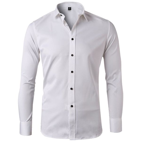 2019 brand men's shirt long sleeves men dress shirts men solid color business long sleeve button turn down collar shirt eu, White;black
2019 brand men's shirt long sleeves men dress shirts men solid color business long sleeve button turn down collar shirt eu, White;black