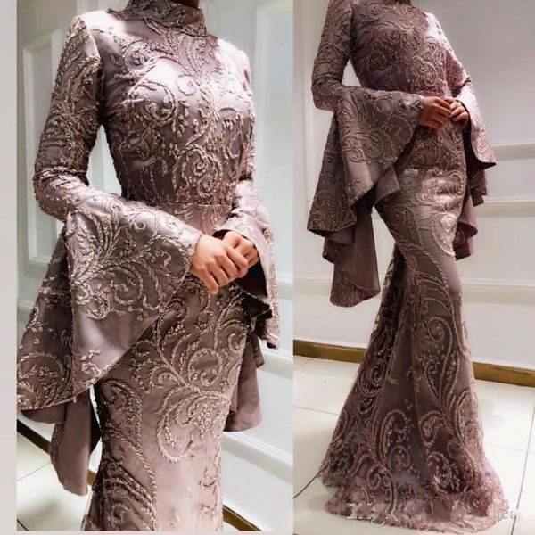 arabic modest long sleeve evening dresses high neck poet sleeve lace appliques sheath women formal dresses prom party gown, Black;red
arabic modest long sleeve evening dresses high neck poet sleeve lace appliques sheath women formal dresses prom party gown, Black;red