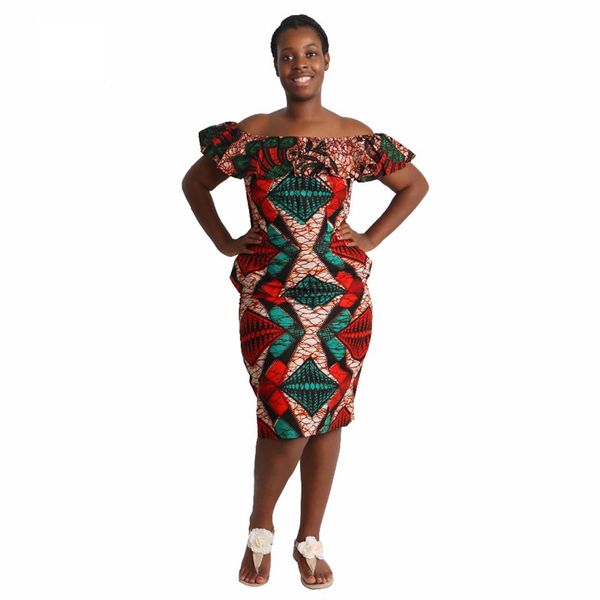 new african dresses for women dashiki off the shoulder african dress bazin plus size traditional clothing, Red
new african dresses for women dashiki off the shoulder african dress bazin plus size traditional clothing, Red