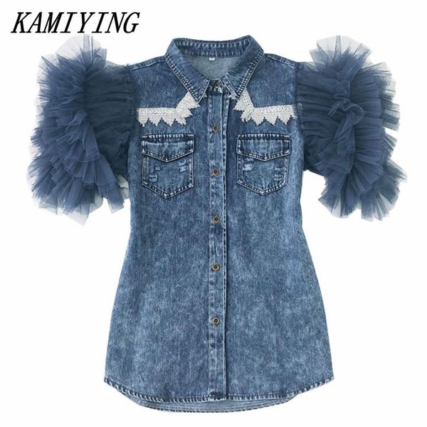 kamiying 2019 new arrival summer mesh patchwork women jacket lapel sleeveless button big size denim coat, Black;brown
kamiying 2019 new arrival summer mesh patchwork women jacket lapel sleeveless button big size denim coat, Black;brown