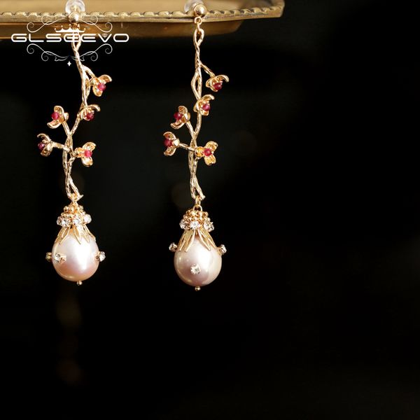 glseevo natural fresh water pearl drop earrings tree fruit flower earrings for women jewelry pendientes mujer moda 2019 ge0792 cj191202, Golden
glseevo natural fresh water pearl drop earrings tree fruit flower earrings for women jewelry pendientes mujer moda 2019 ge0792 cj191202, Golden