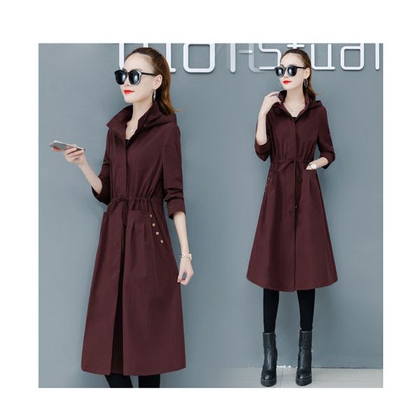 fashion windbreaker women long section spring autumn new temperament casual hooded single-breasted long-sleeved trench coat d279, Tan;black
fashion windbreaker women long section spring autumn new temperament casual hooded single-breasted long-sleeved trench coat d279, Tan;black