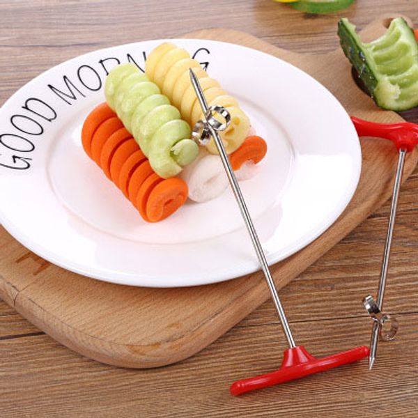 руководство спираль винт slicer пластиковые pp + стальной проволоки повернуть картофель морковь огурец овощи спиральный нож резьба инструмен
руководство спираль винт slicer пластиковые pp + стальной проволоки повернуть картофель морковь огурец овощи спиральный нож резьба инструмен