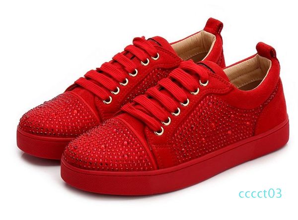 red bottom low cut spikes flats designer shoes for men women leather suedue red bottoms sneakers designer shoes 35-46 with box ct03, Black
red bottom low cut spikes flats designer shoes for men women leather suedue red bottoms sneakers designer shoes 35-46 with box ct03, Black