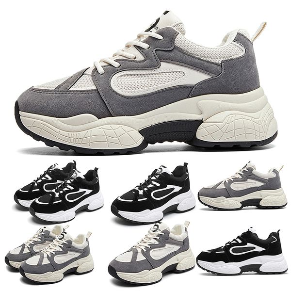 women running shoes triple white black grey mesh comfortable breathable sports designer sneakers size 35-40