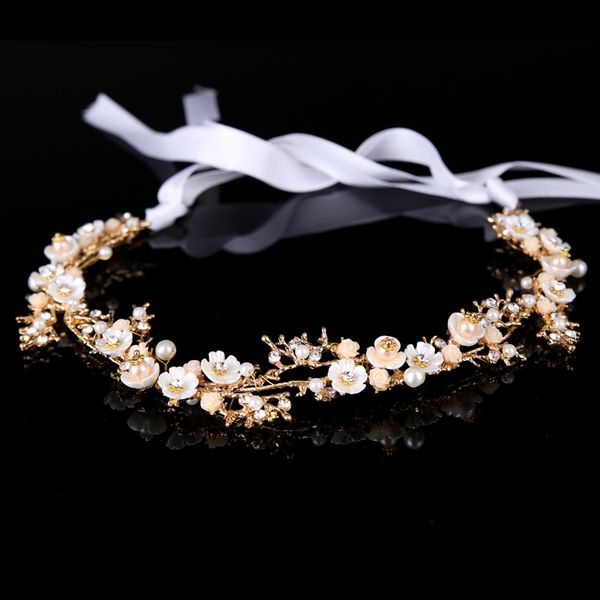 kmvexo flowers bridal hair accessories wedding headpiece hair jewelry bride tiara headband 2018 luxury vine pearl hairbands, Golden;white
kmvexo flowers bridal hair accessories wedding headpiece hair jewelry bride tiara headband 2018 luxury vine pearl hairbands, Golden;white