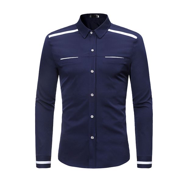 cyxzftrofl men shirt brand fashion casual slim fake pocket long sleeve shirt men business social white clothes, White;black
cyxzftrofl men shirt brand fashion casual slim fake pocket long sleeve shirt men business social white clothes, White;black