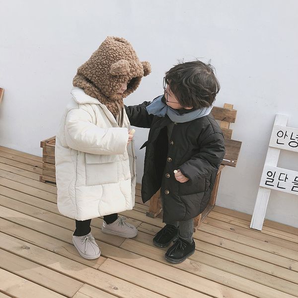 2019 winter корейском стиле дети средней длины хлопка-проложенный одежда для мальчиков девочки матовый и толстые пальто хлопка младенца спло, Blue;gray
2019 winter корейском стиле дети средней длины хлопка-проложенный одежда для мальчиков девочки матовый и толстые пальто хлопка младенца спло, Blue;gray