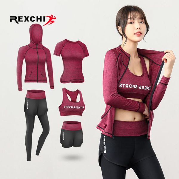 rexchi women jogging sets sports suit yoga wear gym fitness clothing for woman outdoor running training workout quick dry, Black;blue
rexchi women jogging sets sports suit yoga wear gym fitness clothing for woman outdoor running training workout quick dry, Black;blue