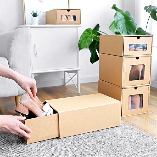 new perspective shoe storage box increase the drawer type transparent storage box environmentally-friendly folding leather sho
new perspective shoe storage box increase the drawer type transparent storage box environmentally-friendly folding leather sho