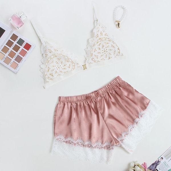 women v-neck lingerie set comfortable female casual silk lace stain pajamas sleepwear bra shorts set lingerie dropship b4, Black;red
women v-neck lingerie set comfortable female casual silk lace stain pajamas sleepwear bra shorts set lingerie dropship b4, Black;red