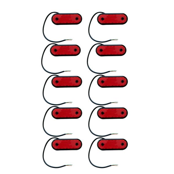 10pcs led car side marker lights clearance lamp for 24v truck rv trailer pickup
10pcs led car side marker lights clearance lamp for 24v truck rv trailer pickup