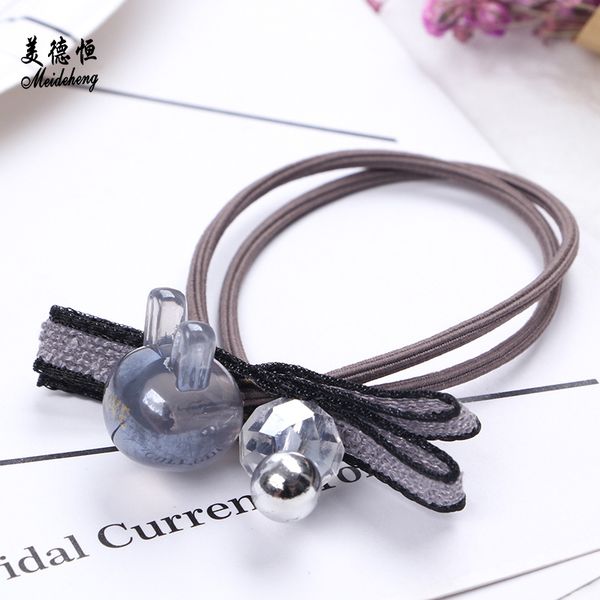 korean version of the wild bow double knotted hair ring cute rabbit crystal hair accessories girls tied hair band, Pink
korean version of the wild bow double knotted hair ring cute rabbit crystal hair accessories girls tied hair band, Pink