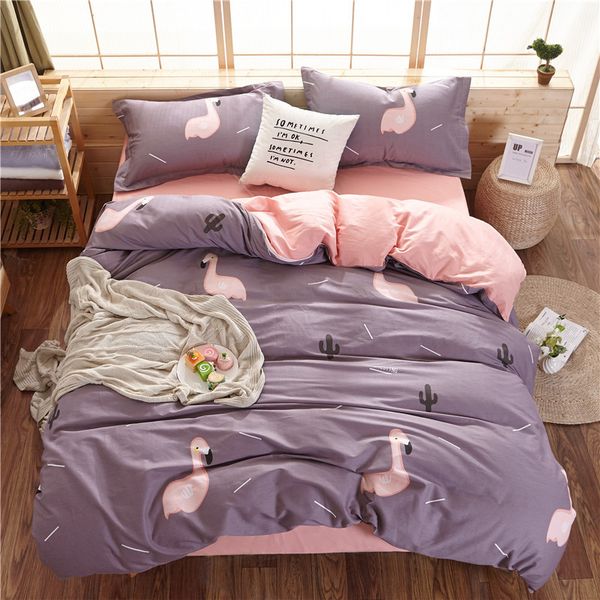 ab sides cartoon flamingo duvet cover sets for single double bed kids adults 6 sizes 100% cotton bedding sets xf641-31
ab sides cartoon flamingo duvet cover sets for single double bed kids adults 6 sizes 100% cotton bedding sets xf641-31