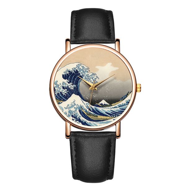fashion casual couple models multicolor belt wave surface pattern luxury dress classic quartz watch, Slivery;brown
fashion casual couple models multicolor belt wave surface pattern luxury dress classic quartz watch, Slivery;brown