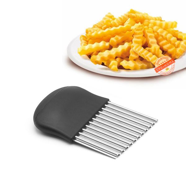 wavy crinkle cutting tool, salad chopping knife and vegetable french fry slicer, steel knives for kitchen tools
wavy crinkle cutting tool, salad chopping knife and vegetable french fry slicer, steel knives for kitchen tools