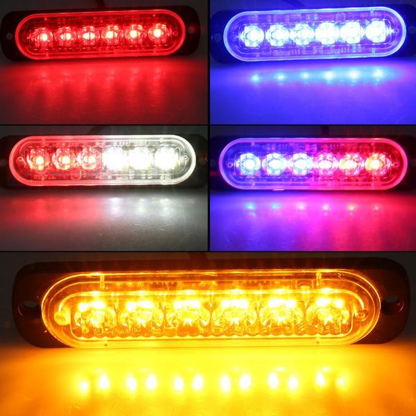 4шт автомобилей 6 led вспышка строба аварийное предупреждение свет решетка проблесковый lightbar лампы 5 стили 12-24v
4шт автомобилей 6 led вспышка строба аварийное предупреждение свет решетка проблесковый lightbar лампы 5 стили 12-24v