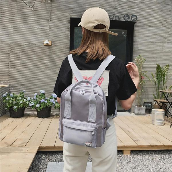 fashion women backpack nylon casual collar color art school bag travel backpack for teenage couple bag mochila leisure
fashion women backpack nylon casual collar color art school bag travel backpack for teenage couple bag mochila leisure