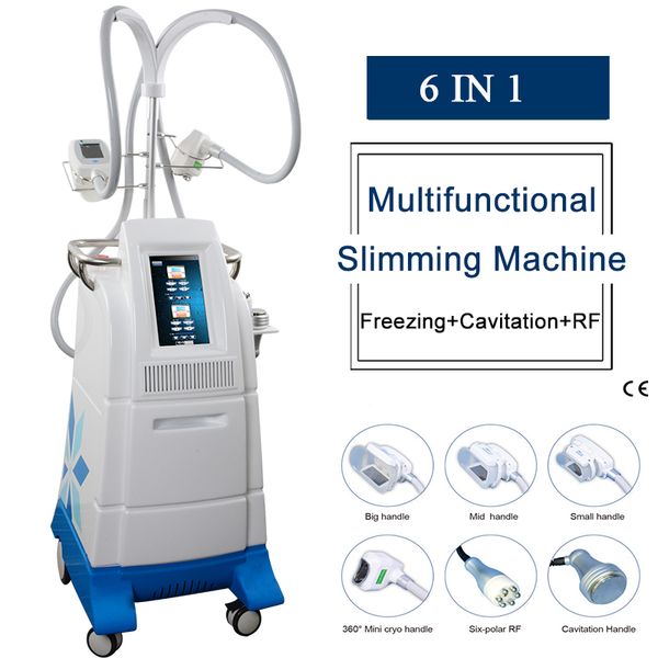 2019 cryotherapy limming machine cavitation rf limming weight lo beauty equipment 4 cryo handle for all body treatment