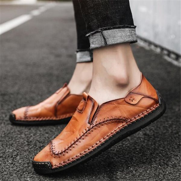 new dress shoes men's business real leather casual shoes fashion beanie foot lazy men loafers sneakers zapatos de hombre, Black
new dress shoes men's business real leather casual shoes fashion beanie foot lazy men loafers sneakers zapatos de hombre, Black