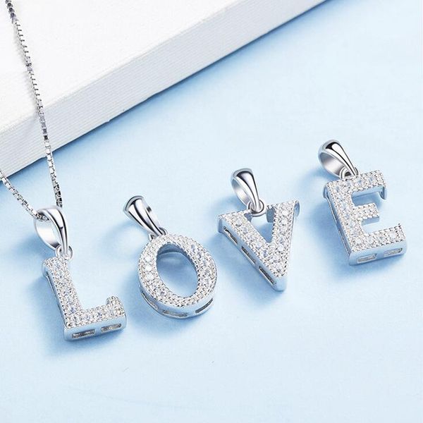 seller 100% authentic solid 925 sterling silver ladies jewelry a-z letter charms accessories women necklace pendant 5pcs/lot
seller 100% authentic solid 925 sterling silver ladies jewelry a-z letter charms accessories women necklace pendant 5pcs/lot
