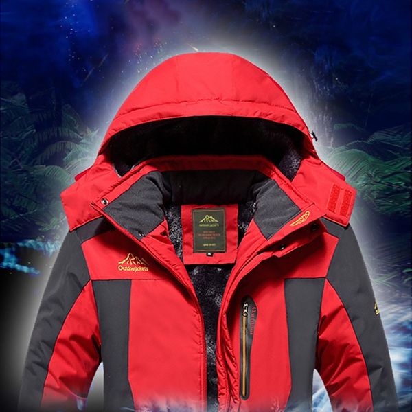 hiking jacket hooded detachable waterproof windproof thermal climbing coat rainproof windproof outdoor sportswear, Blue;black
hiking jacket hooded detachable waterproof windproof thermal climbing coat rainproof windproof outdoor sportswear, Blue;black