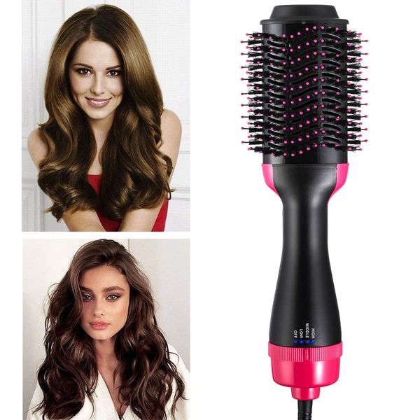 2 in 1 air curling brush one step hair dryer volumizer negative ion straightening brush salon curler hair styling tools comb
2 in 1 air curling brush one step hair dryer volumizer negative ion straightening brush salon curler hair styling tools comb