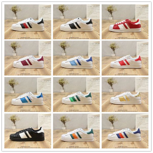 2018 super stars smith tail casual shoes for high black white green blue men women luxury designer sneakers size 36-44
2018 super stars smith tail casual shoes for high black white green blue men women luxury designer sneakers size 36-44