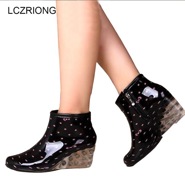 new women rain boots waterproof water boot for woman rainboots shoes ladies round toe zipper boots women platform shoes, Black
new women rain boots waterproof water boot for woman rainboots shoes ladies round toe zipper boots women platform shoes, Black