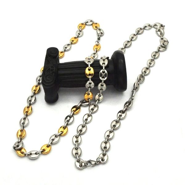 7mm width charm coffee bean necklace stainless steel necklace personalized design men's jewelry for gifts, Silver
7mm width charm coffee bean necklace stainless steel necklace personalized design men's jewelry for gifts, Silver