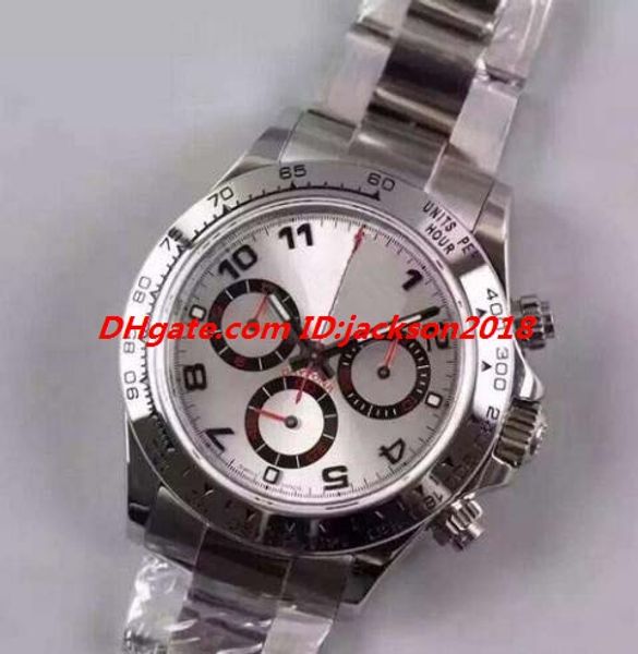 waterproof luxury mens watches 40mm sapphire 116509 116518 116515 white gold black arabic dial automatic stainless steel bracelet fashion me, Slivery;brown
waterproof luxury mens watches 40mm sapphire 116509 116518 116515 white gold black arabic dial automatic stainless steel bracelet fashion me, Slivery;brown
