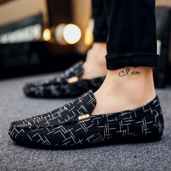 men flats shoes 2018 autumn men canvas shoes slip-on black peas casual chaussures pour hommes
men flats shoes 2018 autumn men canvas shoes slip-on black peas casual chaussures pour hommes