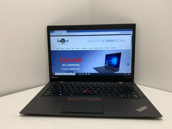 Lenovo thinkpad x1 carbon 3rd gen core i7 256gb d ultrabook win 10 pro laptop