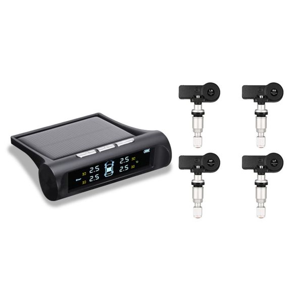 new tmps auto security alarm systems solar power intelligent safety tyre pressure monitoring set tool kit digital lcd display
new tmps auto security alarm systems solar power intelligent safety tyre pressure monitoring set tool kit digital lcd display