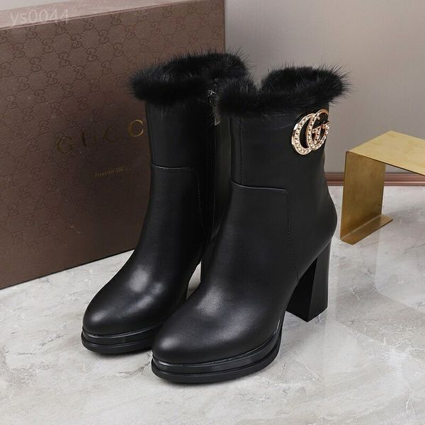 autumn and winterhigh heel thick heel waterproof platform with fur plus velvet zip black snow boots boots women boots cotton shoes
autumn and winterhigh heel thick heel waterproof platform with fur plus velvet zip black snow boots boots women boots cotton shoes
