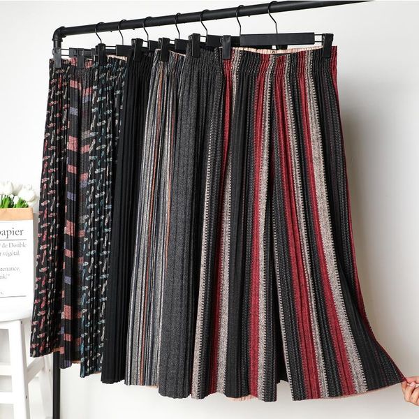 2019 new autumn winter woolen wide leg pants for women harem pant elastic waist pleated trousers pleated pant thick flared pants, Black;white
2019 new autumn winter woolen wide leg pants for women harem pant elastic waist pleated trousers pleated pant thick flared pants, Black;white
