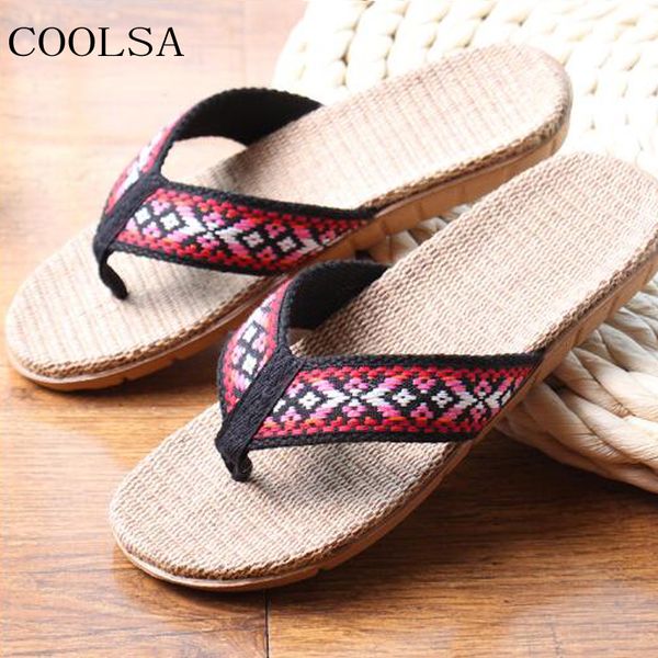 coolsa men's summer beach flip flops flat sandals black white linen slippers l indoor home flax slippers men slides shoes
coolsa men's summer beach flip flops flat sandals black white linen slippers l indoor home flax slippers men slides shoes