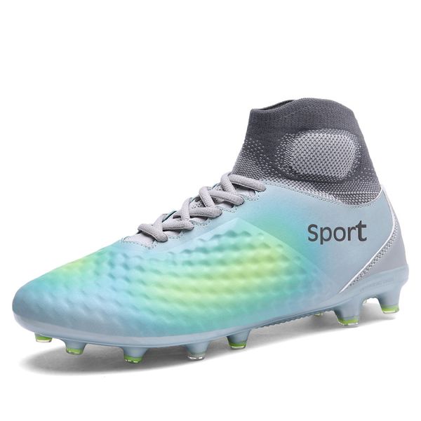 soccer cleats shoes high outdoor turf football boots futsal shoes men sneakers women football sport training, Black
soccer cleats shoes high outdoor turf football boots futsal shoes men sneakers women football sport training, Black