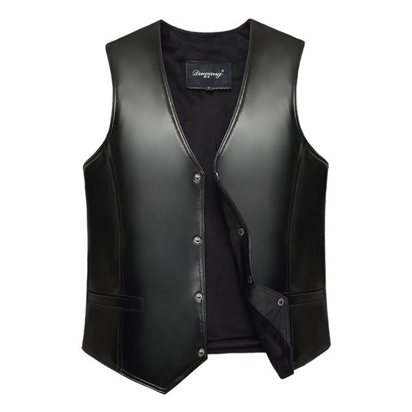 mens winter leather vest black real leather vest genuine thick warm fleece waistcoat sheepskin sleeveless jacket, Black;white
mens winter leather vest black real leather vest genuine thick warm fleece waistcoat sheepskin sleeveless jacket, Black;white