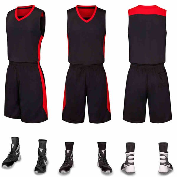 2020 новый пользовательский баскетбол джерси высокое качество mens свободная перевозка груза вышивки logos 100% прошитой баскетбол наборы 24, Black;red
2020 новый пользовательский баскетбол джерси высокое качество mens свободная перевозка груза вышивки logos 100% прошитой баскетбол наборы 24, Black;red