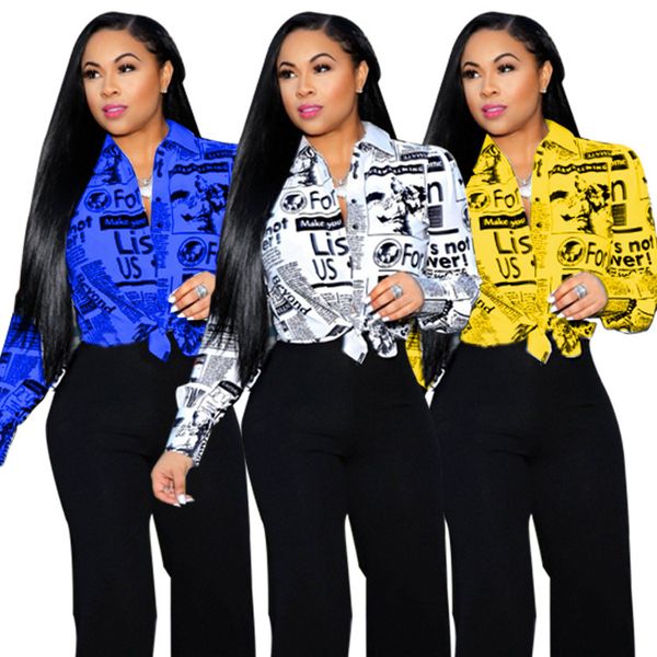 african clothes women shirt and blouse lapel letter print long sleeve office lady shirts female casual blusas mujer de moda, White
african clothes women shirt and blouse lapel letter print long sleeve office lady shirts female casual blusas mujer de moda, White