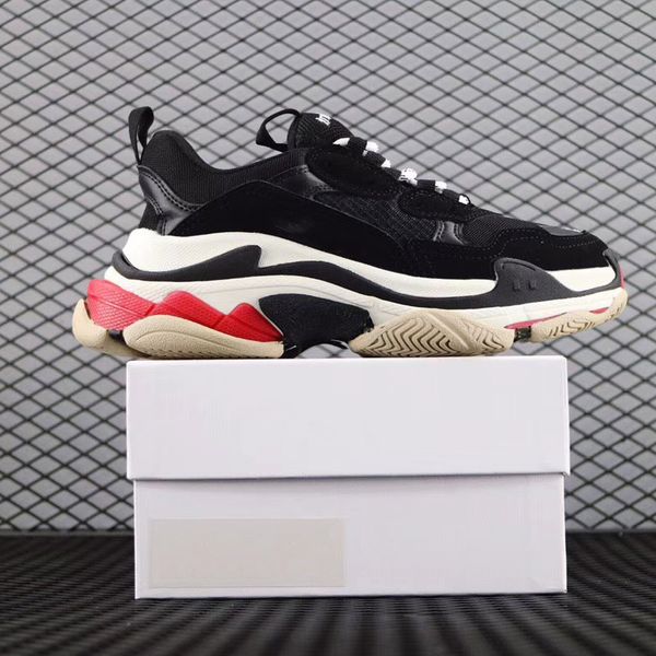 paris 17fw triple-s walking shoe luxury dad shoes chaussures femme triple s 17fw designer sneakers for men women vintage old grandpa trainer, Black
paris 17fw triple-s walking shoe luxury dad shoes chaussures femme triple s 17fw designer sneakers for men women vintage old grandpa trainer, Black