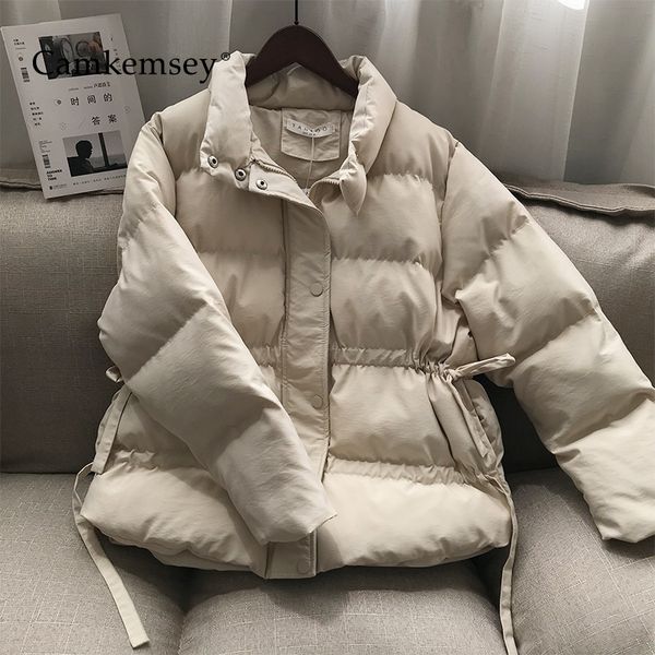 camkemsey women parkas autumn korean chic solid warm down cotton padded stand collar winter coats women jackets, Black
camkemsey women parkas autumn korean chic solid warm down cotton padded stand collar winter coats women jackets, Black