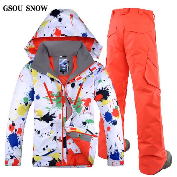 gsou snow 2017 new winter outdoor men's single board double board warm thick ski men's graffiti waterproof waterproof ski suit
gsou snow 2017 new winter outdoor men's single board double board warm thick ski men's graffiti waterproof waterproof ski suit