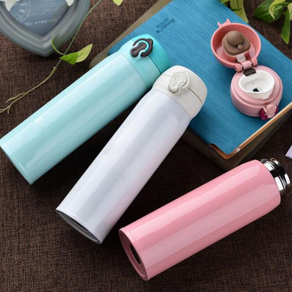 thermos cup 304 stainless steel bouncing cover thermos cup 500ml student portable thermal insulation water bottles
thermos cup 304 stainless steel bouncing cover thermos cup 500ml student portable thermal insulation water bottles