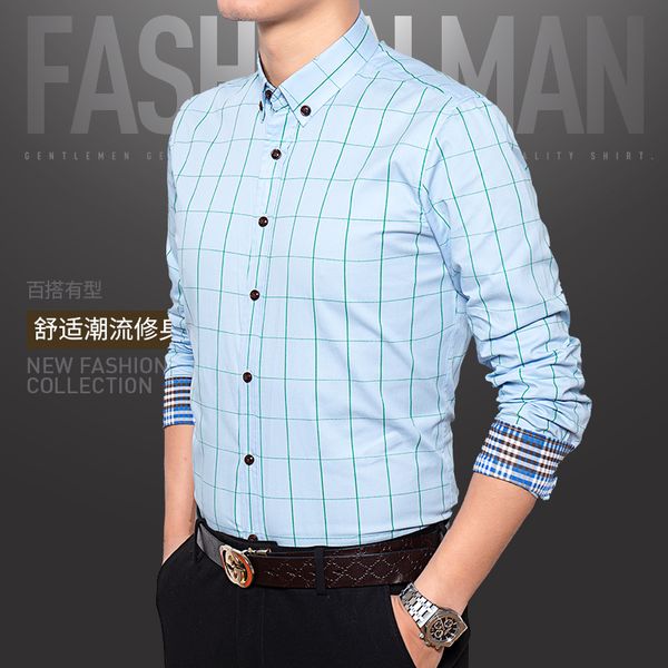 2019 fashion men's plaid shirt 100% cotton without pocket chemise homme manche longue dress smart casual slim fit plus size 5x, White;black
2019 fashion men's plaid shirt 100% cotton without pocket chemise homme manche longue dress smart casual slim fit plus size 5x, White;black