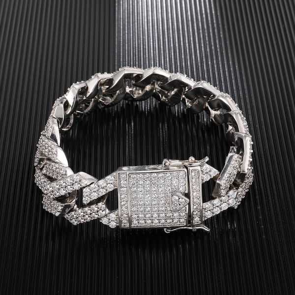 18k золото белое золото покрыло bling cz cublic цирконий мужские hip hop iced out кубинский link chain браслет алмазный снаряженная браслет, Black
18k золото белое золото покрыло bling cz cublic цирконий мужские hip hop iced out кубинский link chain браслет алмазный снаряженная браслет, Black