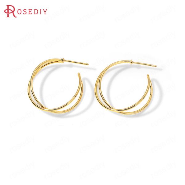 c799)6 pieces 23x28mm 24k gold color brass earrings loop stud earrings diy jewelry findings accessories, Blue;slivery
c799)6 pieces 23x28mm 24k gold color brass earrings loop stud earrings diy jewelry findings accessories, Blue;slivery